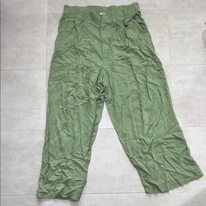 Z Supply Wide Leg Green Pants